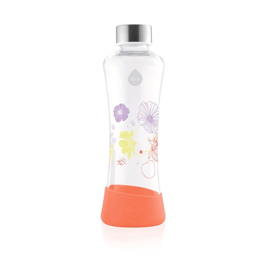 MyEqua Flowerhead üvegkulacs 550ml - Poppy