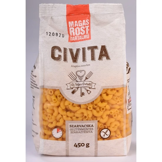 Civita tészta szarvacska 450g