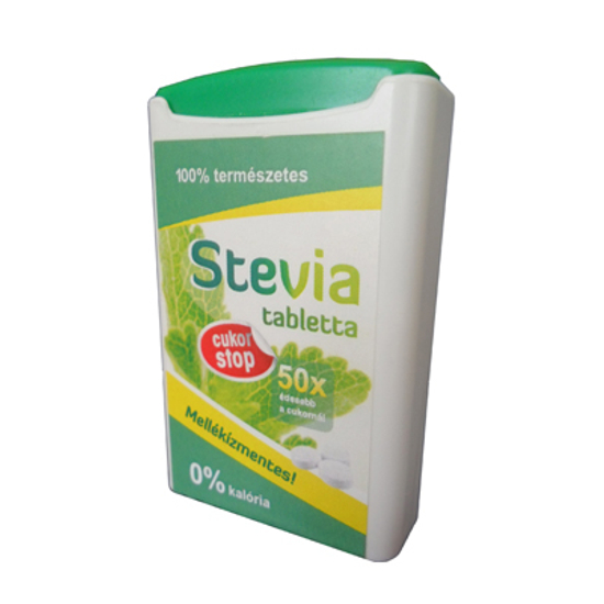 Cukor Stop Stevia tabletta 50x édesebb a cukornál, 100 db