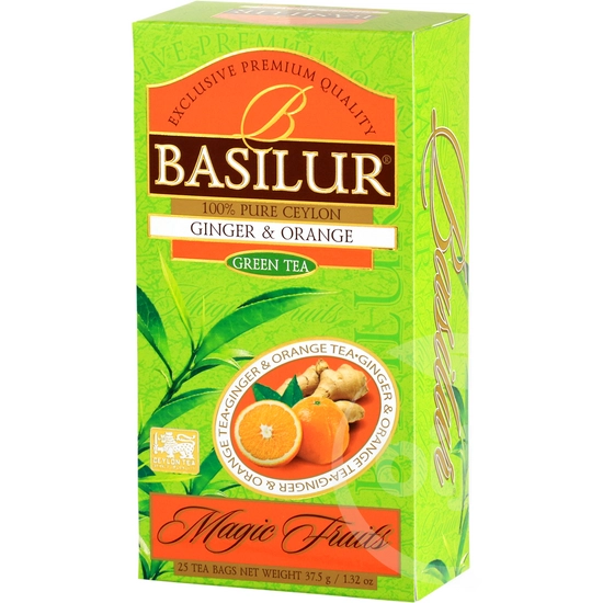 Basilur magic fruits gyömbér-narancs tea 25 filter 37,5 g - 71545