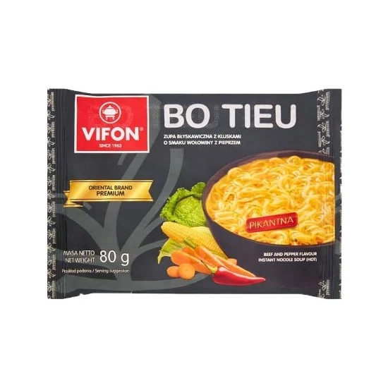 Vifon Bo Tieu Szecsuáni Instant Tésztás Leves (Csípős) 80g