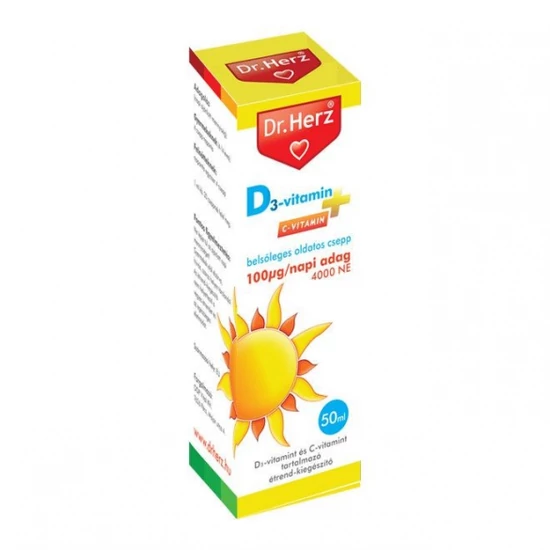 Dr. Herz D-vitamin csepp, 50ml