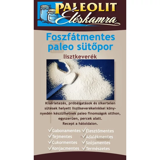 Éléskamra Foszfátmentes paleo sütőpor, 60 g