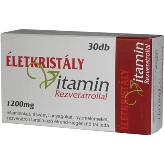 Életkristály vitamin rezveratrollal, 30 db