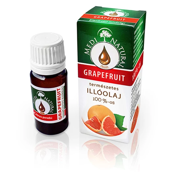 Medinatural 100%-os tisztaságú illóolaj, 10 ml - Grapefruit