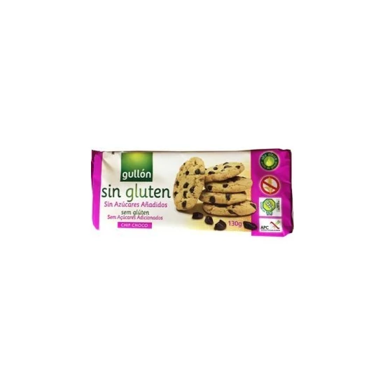 Gullón gluténmentes keksz Chip Choco, 130 g