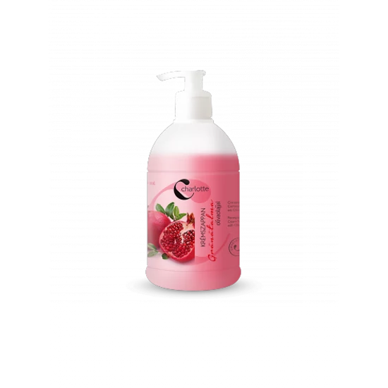 Charlotte Gránátalma - olíva folyékony szappan, 500 ml