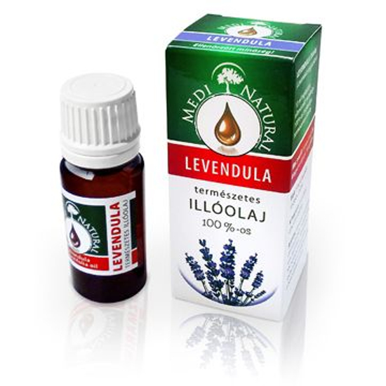 Medinatural 100%-os tisztaságú illóolaj, 10 ml - Levendula