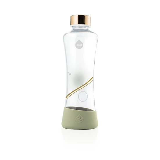 MyEqua Metallic üvegkulacs, 550 ml - Gold