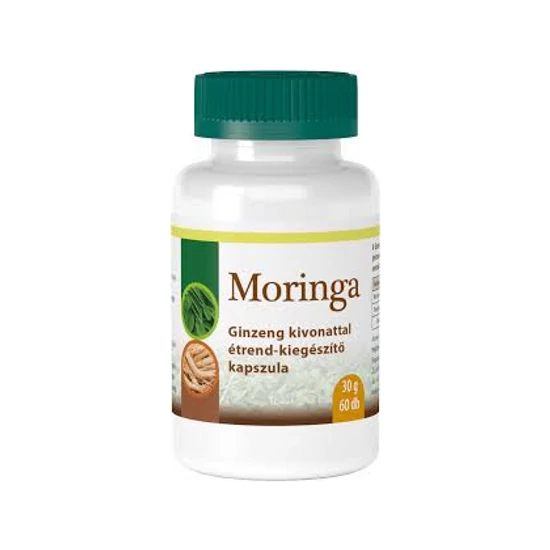 Zöldvér Moringa kapszula ginzeng kivonattal 60db