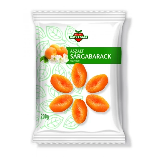 Naturfood Aszalt sárgabarack, 200 g