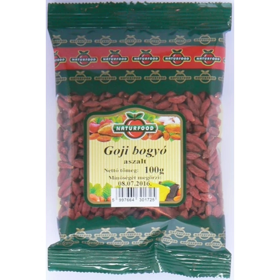 Naturfood Aszalt goji bogyó, 100 g