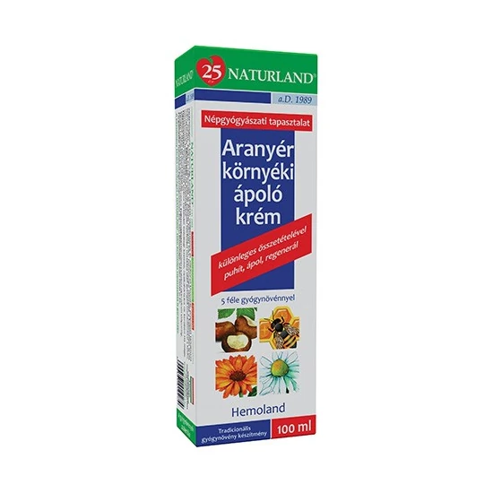 Naturland Aranyér környéki ápoló krém, 100 ml