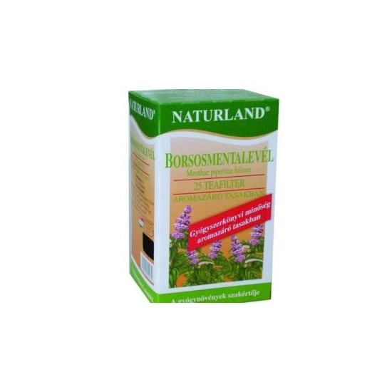 Naturland Borsosmentalevél filteres tea, 25x1g