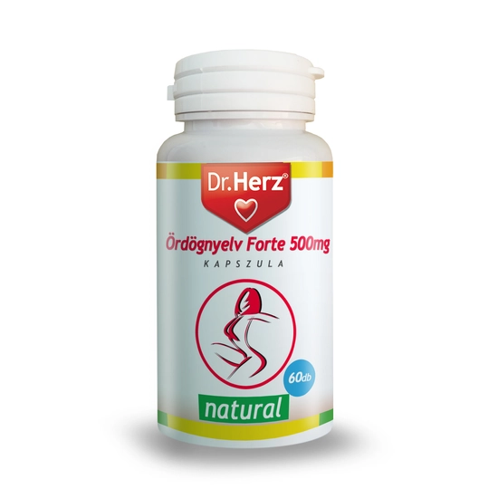 Dr. Herz Ördögnyelv Forte 500 mg, 60 db kapszula