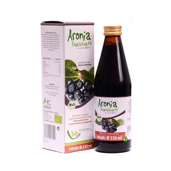 Medicura fekete berkenye 100% bio gyümölcslé, 330 ml