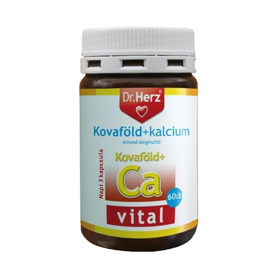 Dr. Herz kovaföld + kalcium + C-vitamin kapszula, 60 db