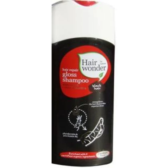 Hairwonder regeneráló hajfénysampon fekete, 200 ml