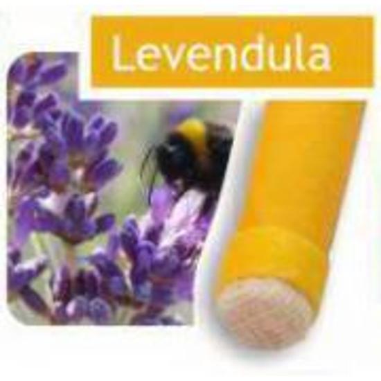 Naturhelix testgyertya, 2 db - levendula