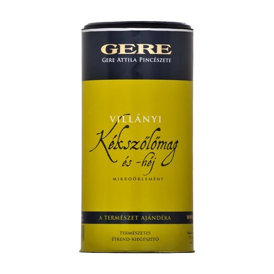 Gere Kékszőlőmag- és héj mikroőrlemény, 150 g