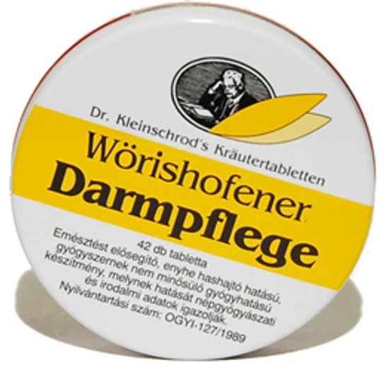 Wörishofener Darmpflege tabletta, 42 db