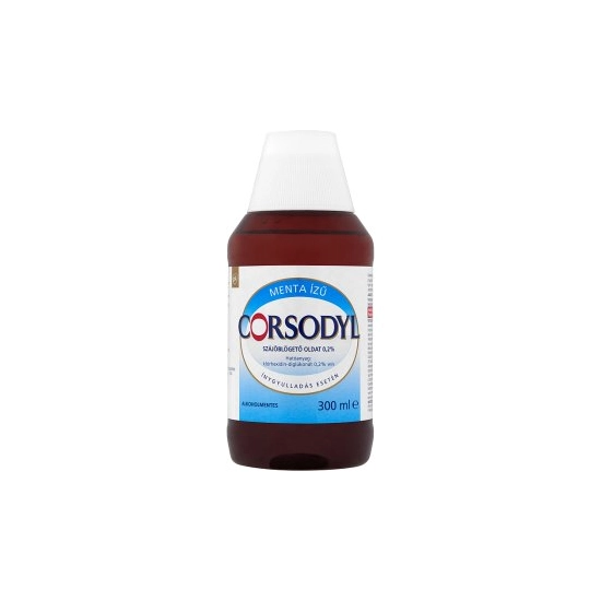 Corsodyl alkoholmentes, antibakteriális szájöblögető, 300 ml