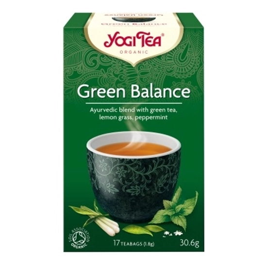 Yogi Bio Zöld Egyensúly Tea, 17 filter