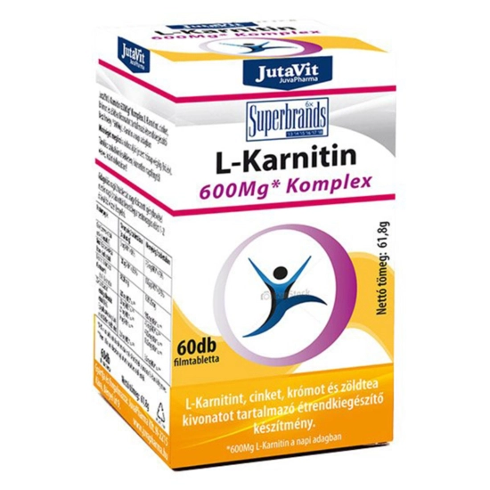 Jutavit L-karnitin Komplex Tabletta, 60 db