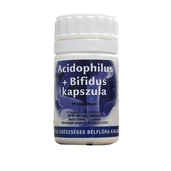 ACIDOPHILUS-BIFIDUS KAPSZULA, 90 db