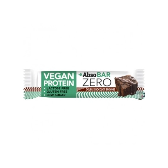 Absorice absobar zero vegan proteinszelet csokis brownie ízű, 40 g