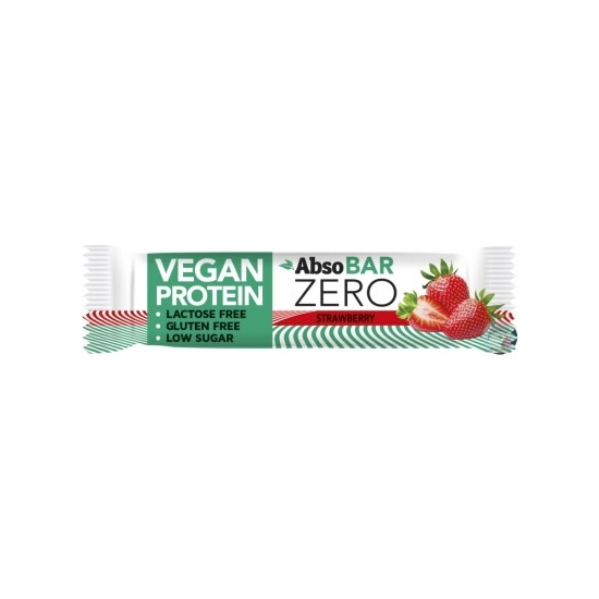 Absorice absobar zero vegan proteinszelet epres, 40 g