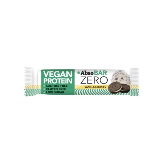 Absorice absobar zero vegan proteinszelet vaníliás süti ízű, 40 g