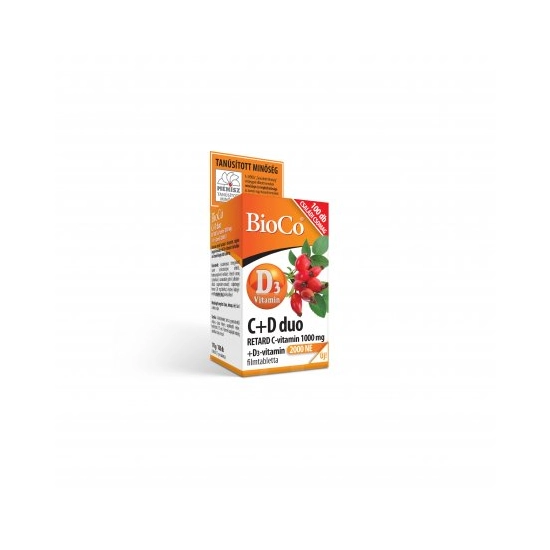 Bioco C + D Duo Retard Vitamin Kapszula, 100 db