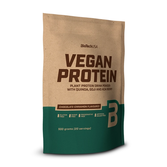 Biotech vegan Protein, vaníliás sütemény ízben, 500g