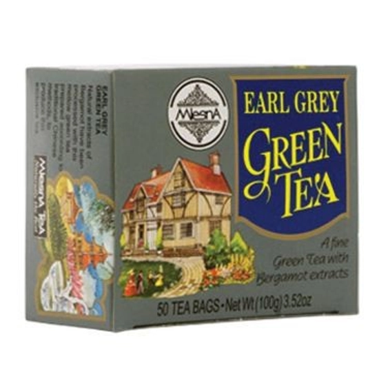 Mlesna earl grey zöld tea 50 filteres