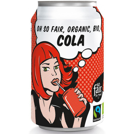 Oxfam bio fair trade cola üdítőital 330 ml