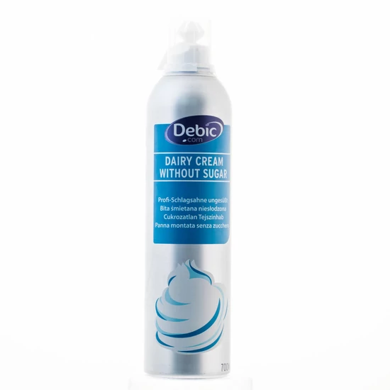 Debic cukormentes tejszínhab spray, 700 ml