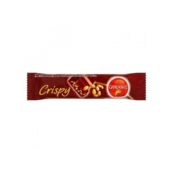 Canderel Crispy csokoládé szelet, 27 g