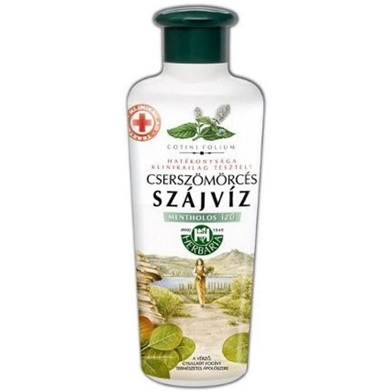 Herbária Cserszömörcés szájvíz, 250 ml - mandulás