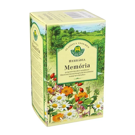 Herbária Memória gyógynövényes tea, 20 filter