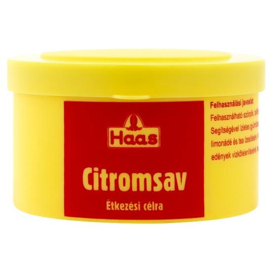 Haas étkezési citromsav, 100 g