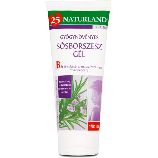 Naturland Gyógynövényes sósborszesz gél, 180 ml