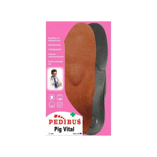 Pedibus Talpbetét Bőr Pig Vital 43/44 1 db