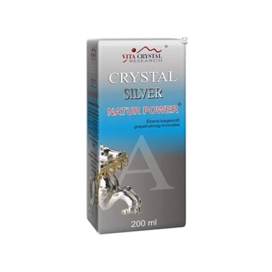 Crystal Silver Natur Power étrendkiegészítő, 200 ml /egykori Nano Silver/