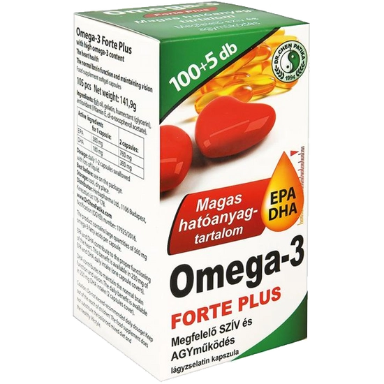Dr. Chen omega-3 forte plus kapszula, 105 db