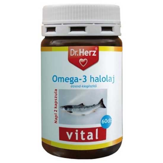 Dr. Herz Omega-3 Halolaj 1000mg 60db lágyzselatin kapszula