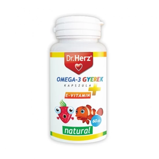 Dr. Herz Omega-3 Gyerek 60 db lágyzselatin kapszula