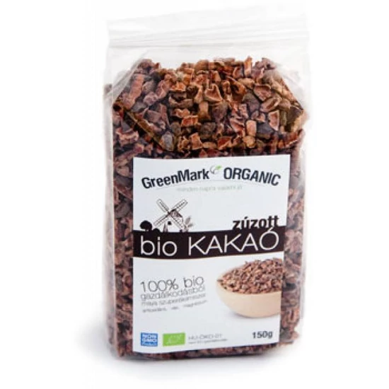 GreenMark bio zúzott kakaóbab, 150 g