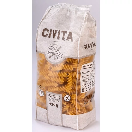 Civita tészta fusili, 450 g