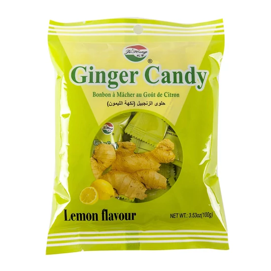 Gyömbér csemege lemon, 100 g